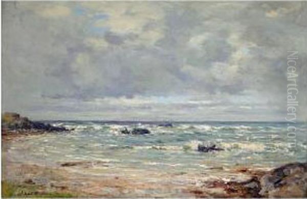 On The Ayrshire Coast Oil Painting by Joseph Henderson