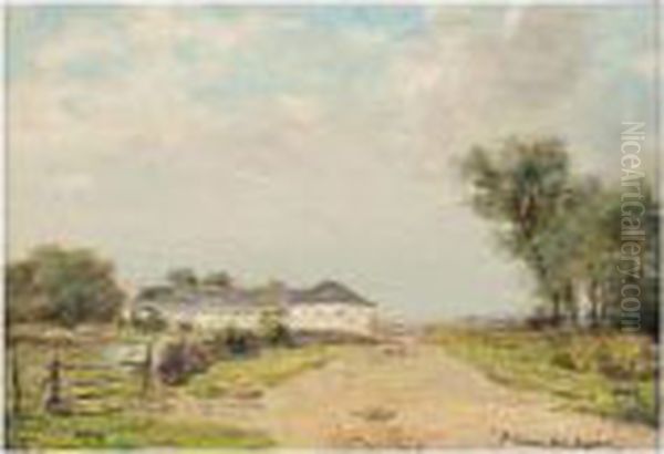 Road To A Farm Oil Painting by Joseph Henderson