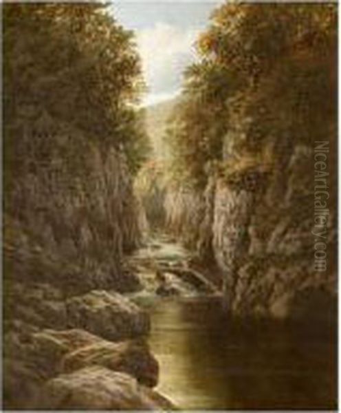 The Fairy Glen Oil Painting by Henry W. Henley