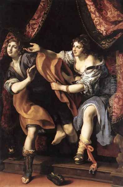 Joseph and Potiphar's Wife 1610 Oil Painting by Lodovico Cardi Cigoli