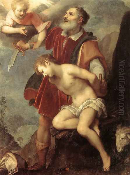 The Sacrifice of Isaac c. 1607 Oil Painting by Lodovico Cardi Cigoli