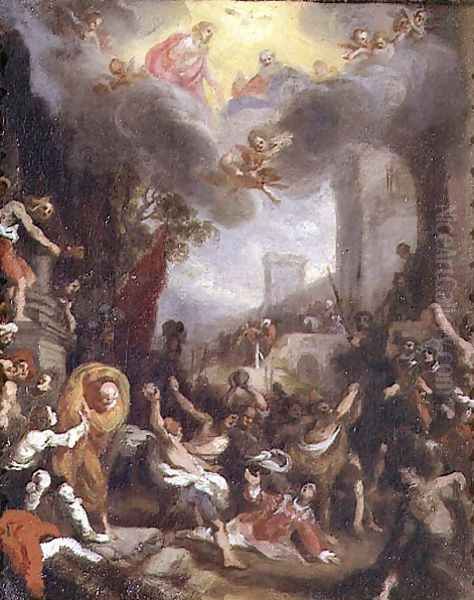 Martyrdom of St. Stephen, 1527 Oil Painting by Lodovico Cardi Cigoli