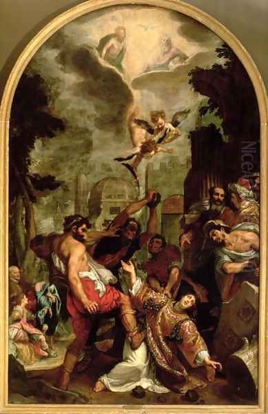 The Martyrdom of St. Stephen Oil Painting by Lodovico Cardi Cigoli