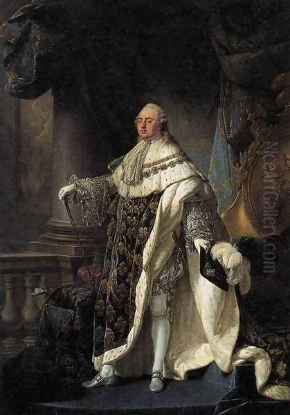 Portrait of Louis XVI 1788 Oil Painting by Antoine-Francois Callet