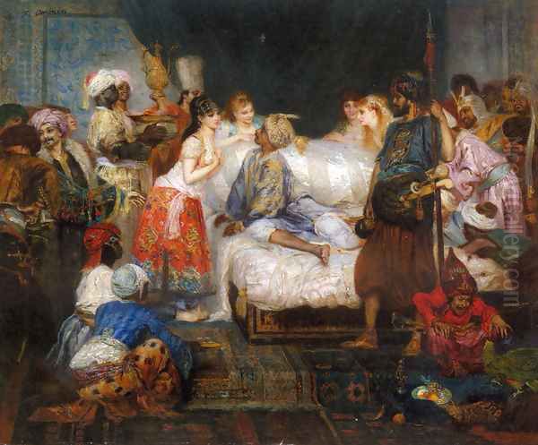 Le Harem Oil Painting by Fernand-Anne Piestre Cormon