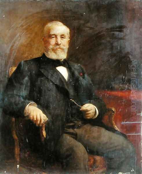 Emile Loubet (1838-1929) Oil Painting by Fernand-Anne Piestre Cormon