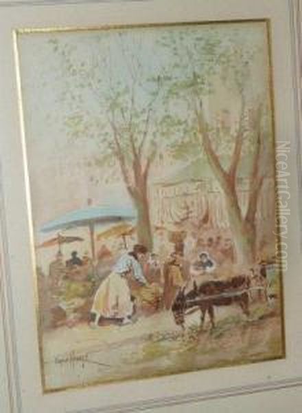 Marche. Oil Painting by Emile Henry