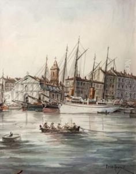 Le Vieux Port De Marseille Oil Painting by Emile Henry