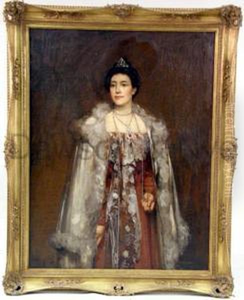 Noblewoman Oil Painting by George Henry