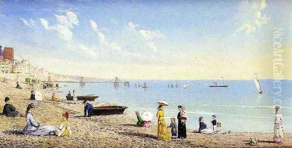 At the Beach Oil Painting by Conrad Wise Chapman