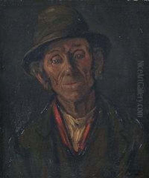 Study Of An Old Achill Man by Grace Henry