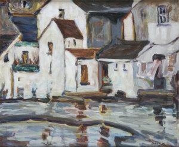 Ennistymon, Co. Clare Oil Painting by Grace Henry