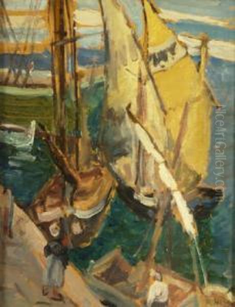 Harbour Scene by Grace Henry