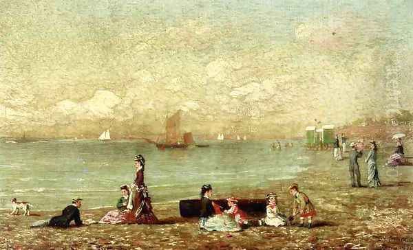 Shoreham de Brighton Oil Painting by Conrad Wise Chapman