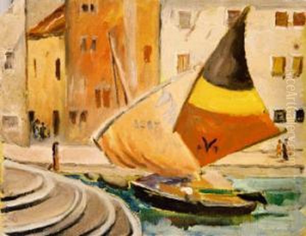 Boat Coming In To Harbour, Chioggia by Grace Henry