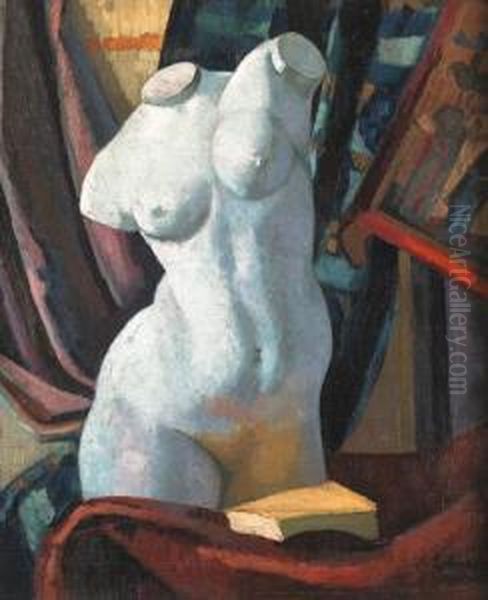 Still Life With Marble Torso by Grace Henry