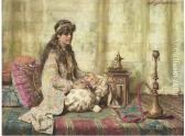 The Hareem Favourite Oil Painting by John Henry Henshall