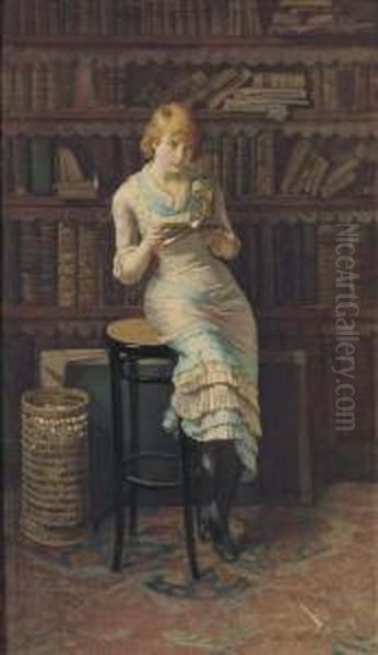 Thoughts Oil Painting by John Henry Henshall