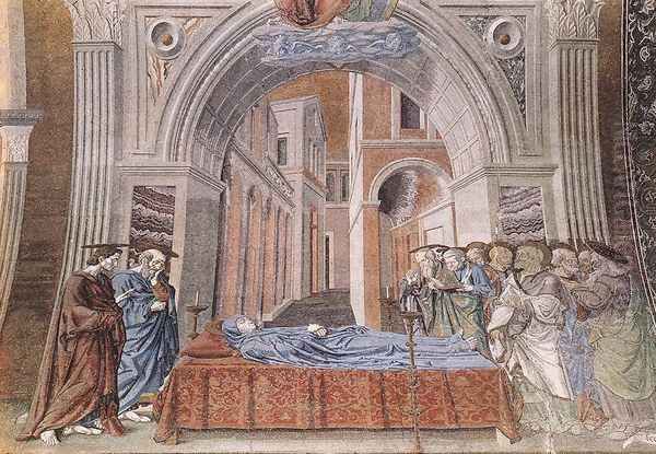 Death Of The Virgin Oil Painting by Andrea Del Castagno