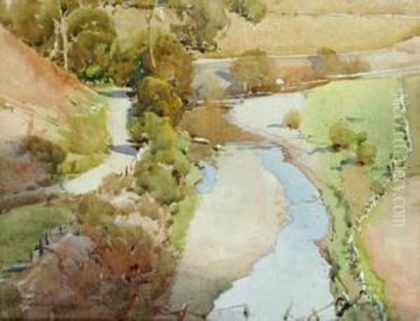 Landscape Oil Painting by Harold Brocklebank Herbert