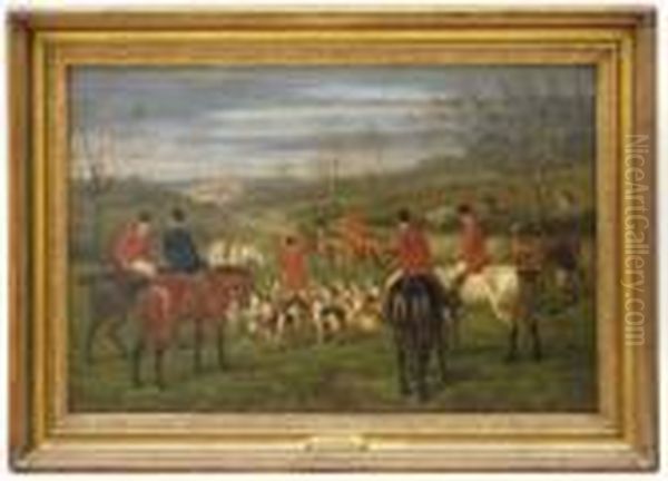 The End Of The Hunt Oil Painting by Edward Benjamin Herberte