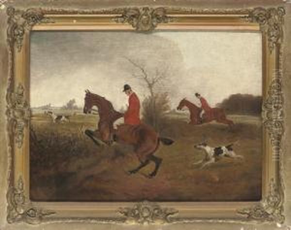 Over The Hedge Oil Painting by Edward Benjamin Herberte