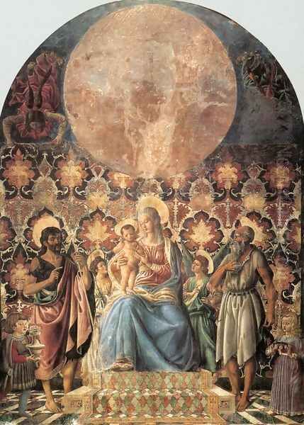 Madonna and Child with Saints Oil Painting by Andrea Del Castagno