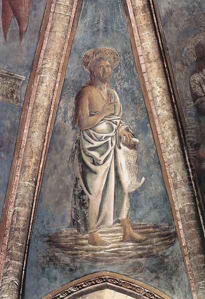 St John the Baptist Oil Painting by Andrea Del Castagno