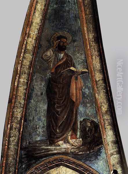 St Mark Oil Painting by Andrea Del Castagno