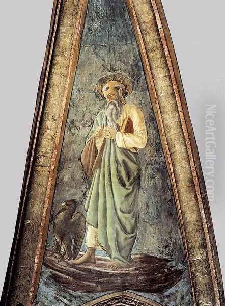 St John the Evangelist 2 Oil Painting by Andrea Del Castagno