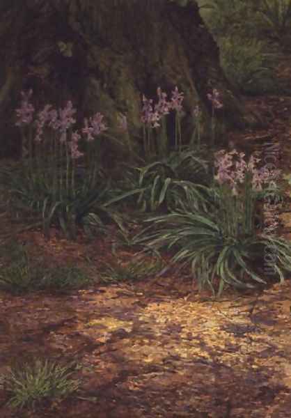 Bluebells Oil Painting by Edward Clifford