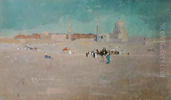 A Scene in Egypt, c.1890 Oil Painting by Robert McGowan Coventry