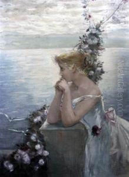 Entre Ciel Et Eau Oil Painting by Charles Hermans