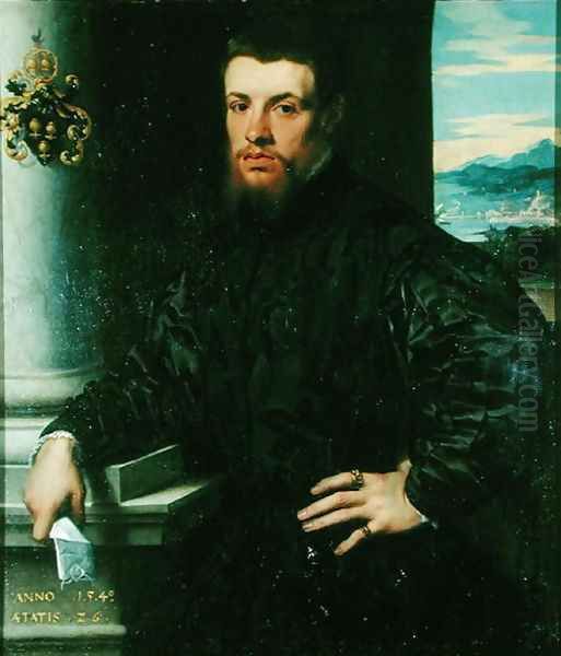 Melchior von Brauweiler (1515-69) 1540 Oil Painting by Jan Steven van Calcar