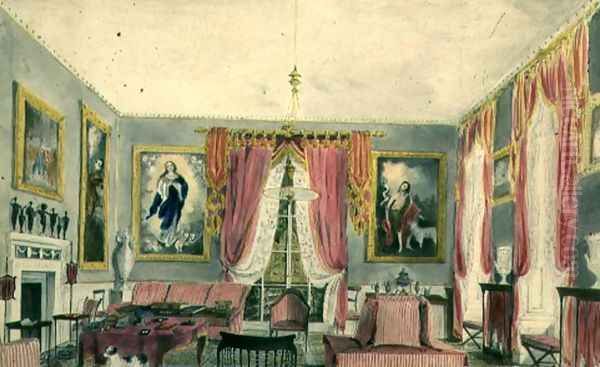 The Drawing Room Oil Painting by Lili Cartwright