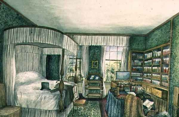 Willy's Room at Aynhoe, 1846 Oil Painting by Lili Cartwright