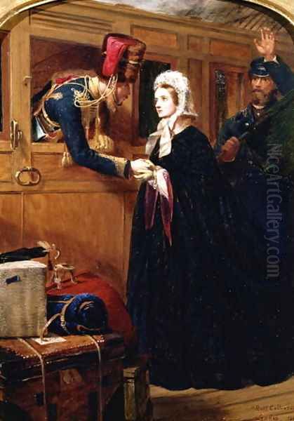 Recalled on Service, 1863 Oil Painting by Robert Collinson