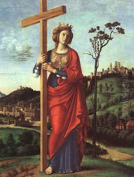 St. Helena 1495 Oil Painting by Giovanni Battista Cima da Conegliano