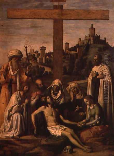 The Deposition Oil Painting by Giovanni Battista Cima da Conegliano