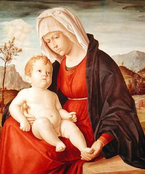 Virgin and Child Oil Painting by Giovanni Battista Cima da Conegliano