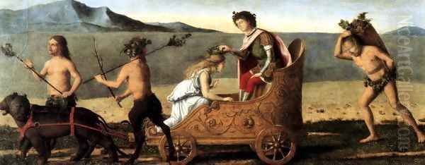 The Marriage of Bacchus and Ariadne Oil Painting by Giovanni Battista Cima da Conegliano