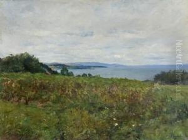 Coastal Landscape Oil Painting by Hans Olaf Heyerdahl