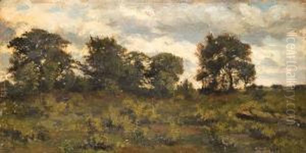 Paysage Oil Painting by Adriaan Jozef Heymans