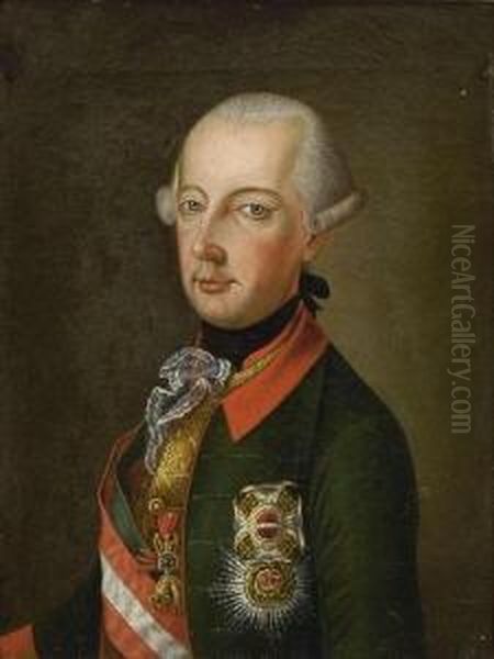 Kaiser Joseph Ii Oil Painting by Joseph Hickel