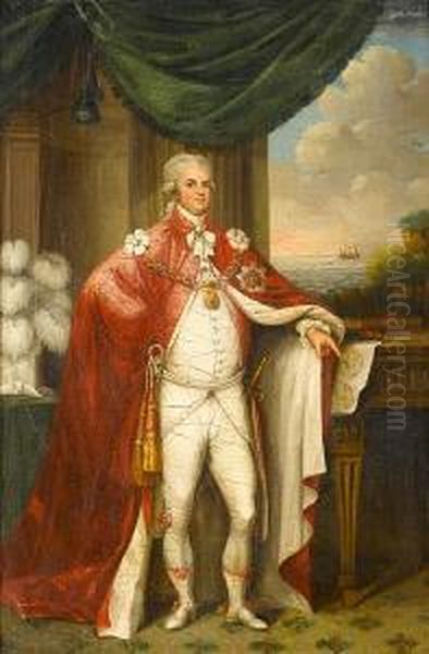 Portrait Of George, 1st Earl Macartney Oil Painting by Thomas Hickey