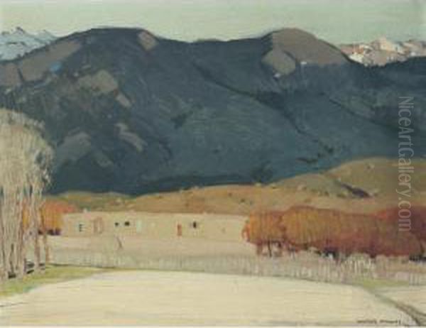 Taos New Mexico Oil Painting by Victor, William Higgins