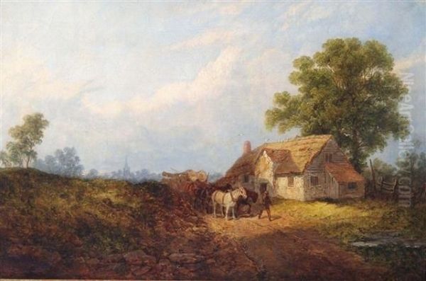 Near Dorking,
Surrey Oil Painting by Richard Hilder