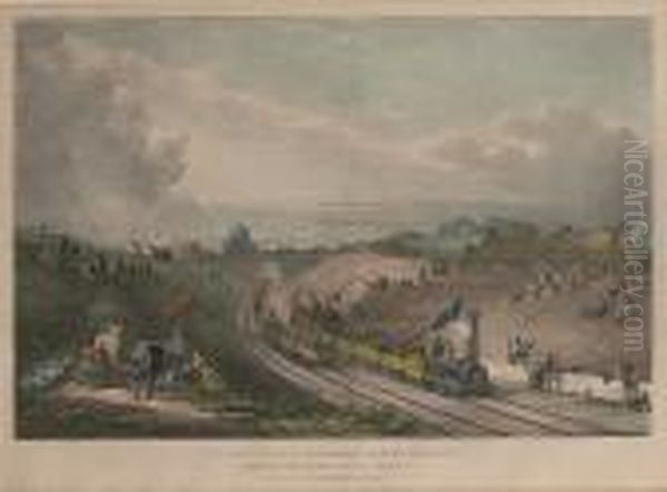 Glasgow And Garnkirk Railway (abbey 403) Oil Painting by David Octavius Hill