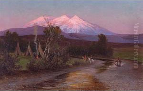 Sierra Blanca Oil Painting by Edward Hill