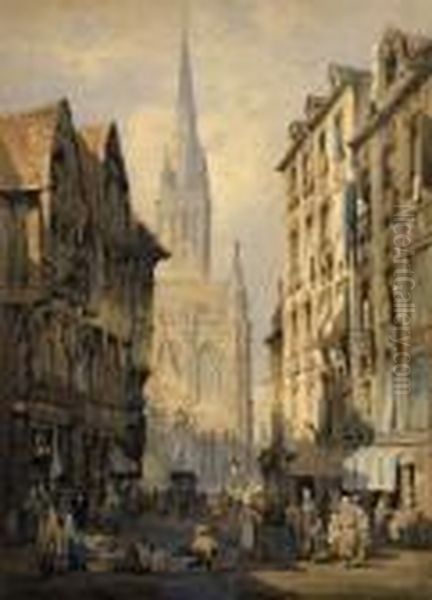 Untitled Oil Painting by Samuel Prout